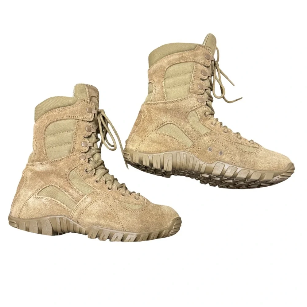 Tactical Research Khyber TR550 Desert Tan Combat Boots Mens Size 7R‎ Vibram Sole